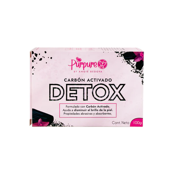 jabon de carbon activado purpure